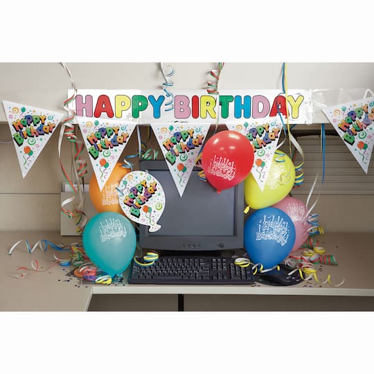 Happy Birthday Office Cubicle Decoration Kit